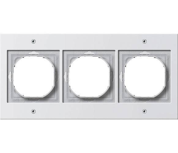 GIRA 3-Gang Afdekraam TX_44 Puur Wit (021366)-0