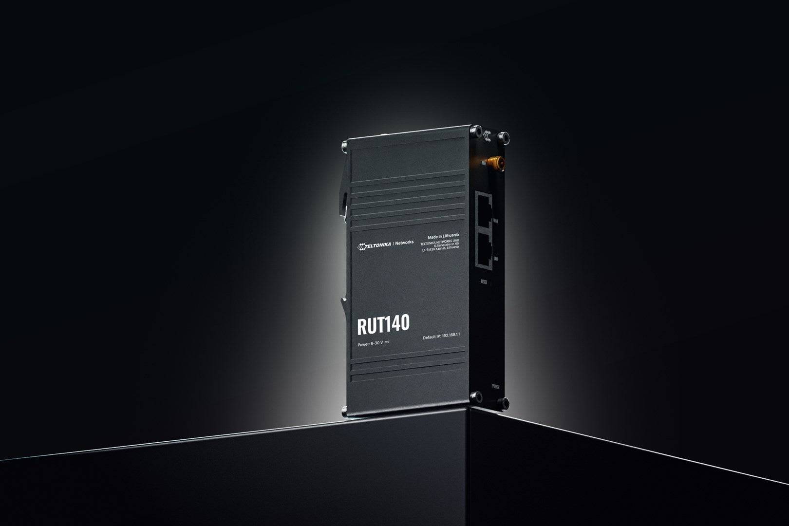 Teltonika RUT140 - Draadloze Router - 2,4 GHz - DIN-Rail Bevestigbaar - RUT140000000-0