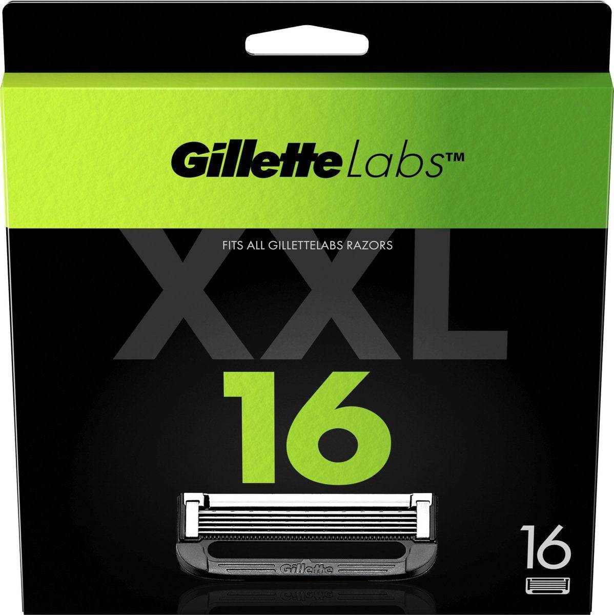 Gillette Labs Scheermesjes - 16 Stuks - Compatibel met Gillette Labs Scheermes Handvatten-0