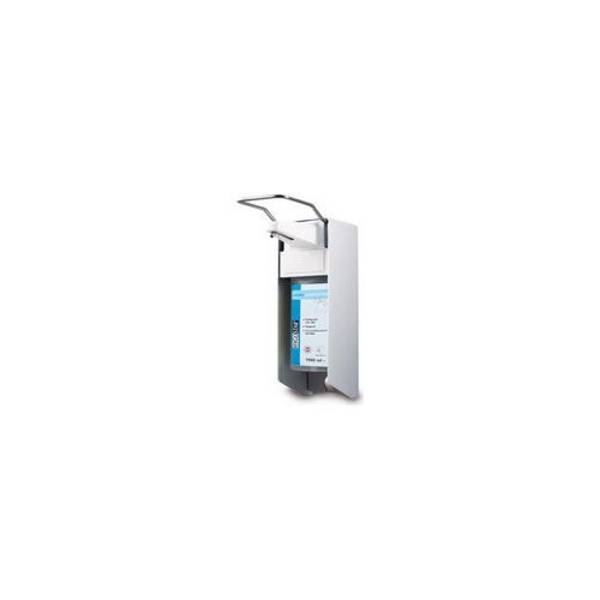 HYGOSTAR Wanddispenser voor 1000 ml Flessen Aluminium Wit 88843