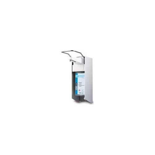 HYGOSTAR Wanddispenser voor 1000 ml Flessen Aluminium Wit 88843-0
