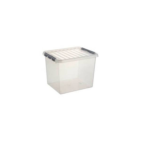 Sunware Q-Line Opbergdoos 52 L Transparant - Afmetingen 50 x 40 x 38 cm (H6162702)