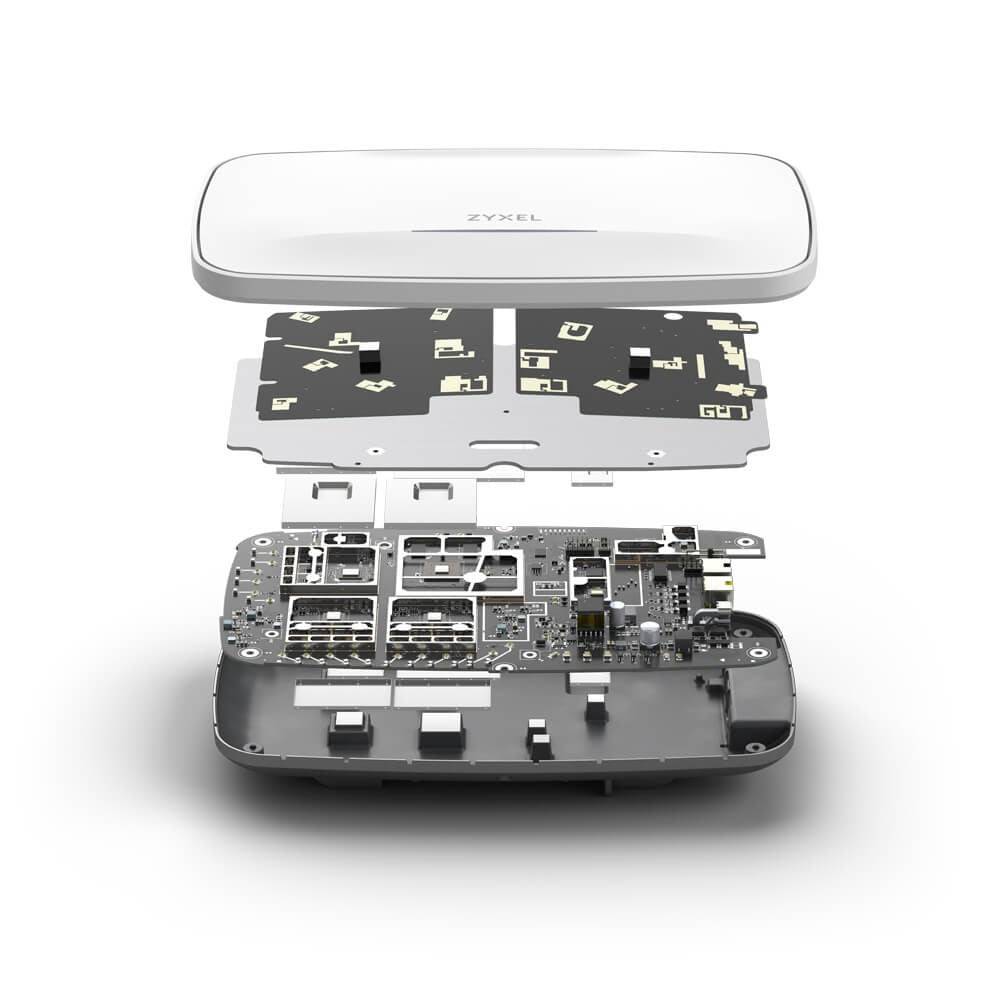 Zyxel WBE660S Wi-Fi 6 Toegangspunt - 11530 Mbps - Wandmontage - Grijs WPA2-PSK WPA3-4