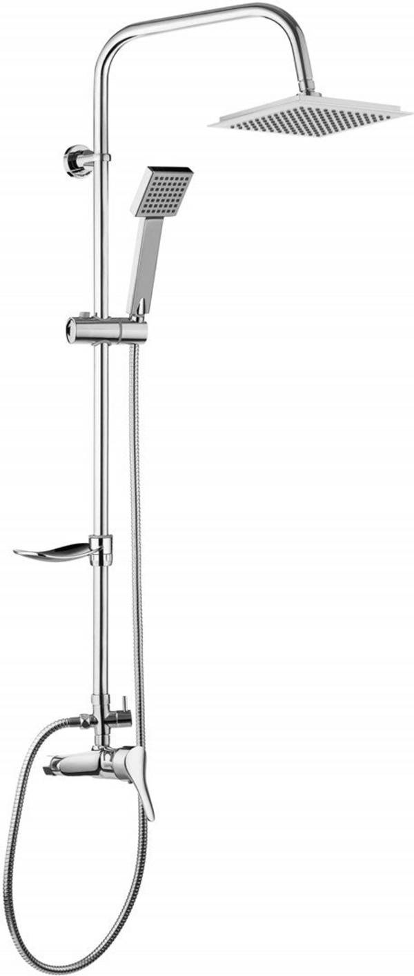 Deante Doucheset 1-Functie Chroom 15 cm Wandmontage