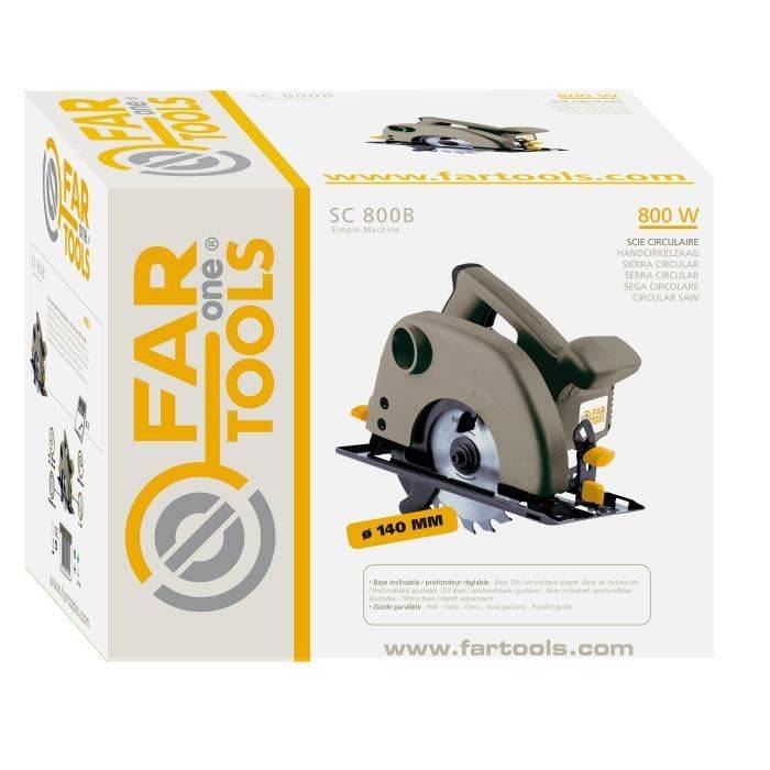 FARTOOLS ONE Cirkelzaag SC 800B - 800 W - Ø 140 mm-2