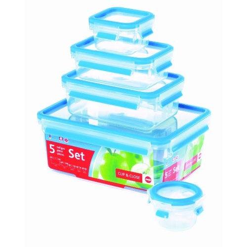 emsa CLIP & CLOSE Voedselopslagcontainer Set van 5-3