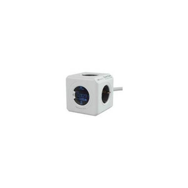 Allocacoc PowerCube Extended Monitor Voedingsverdeler AC 100-250V 1,5 m Grijs (8910/DEEXMO)