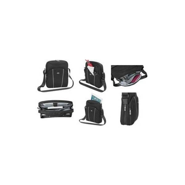 Wedo Business Schoudertas voor Tablets - Zwart - Klein - 5 Vakken - 26,7 cm