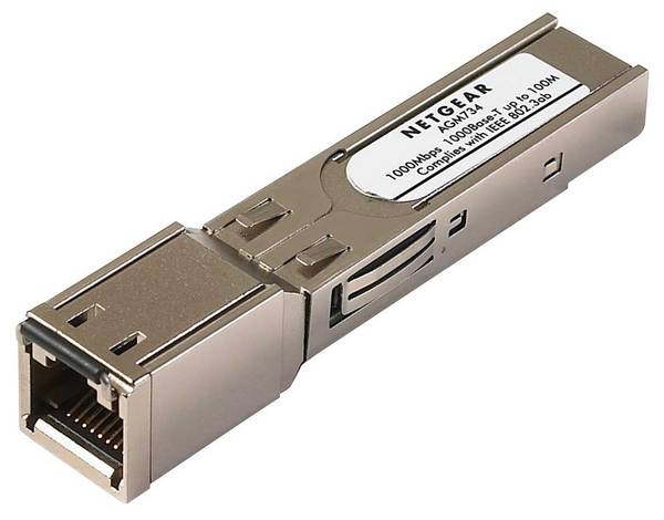 NETGEAR ProSafe AGM734 SFP Mini-GBIC Transceiver Module 1000Base-T Plug-in Module