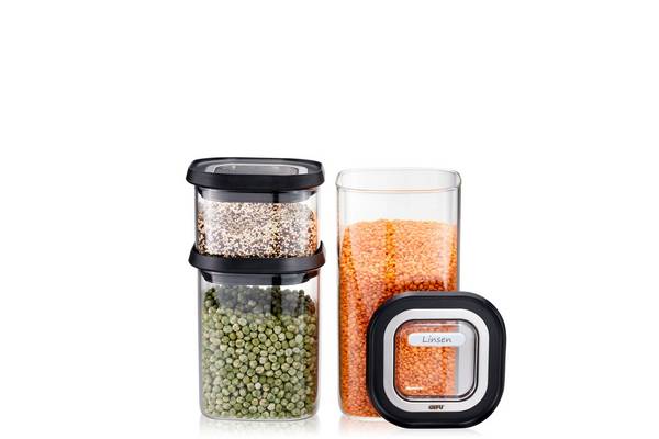 GEFU PANTRY Set van 3 Voedselopslagcontainers