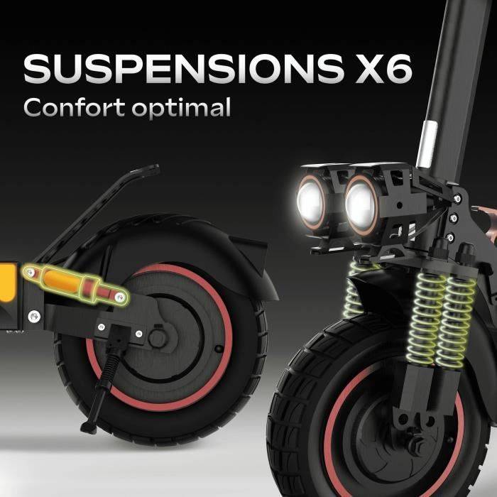 URBANGLIDE All-terrain Elektrische Scooter ECROSS PRO BOOST 2 10 48V 1600 W Dual motor 13Ah Bereik 50 km 50KM-4