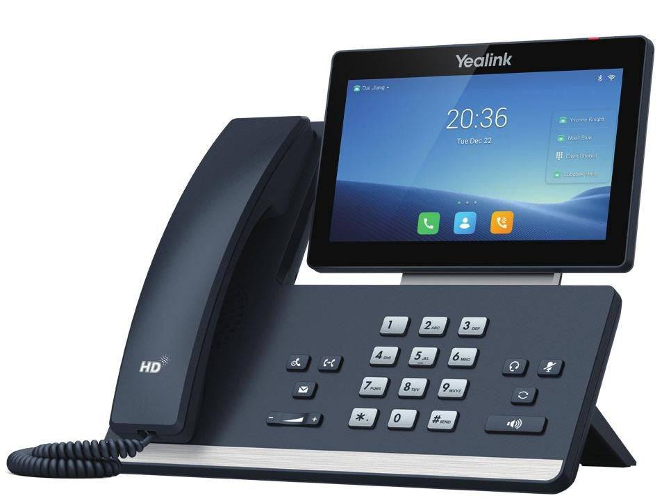 Yealink SIP-T58W VoIP Telefoon met Bluetooth ID Bel 10-Partijen Klassiek Grijs 10-party-1