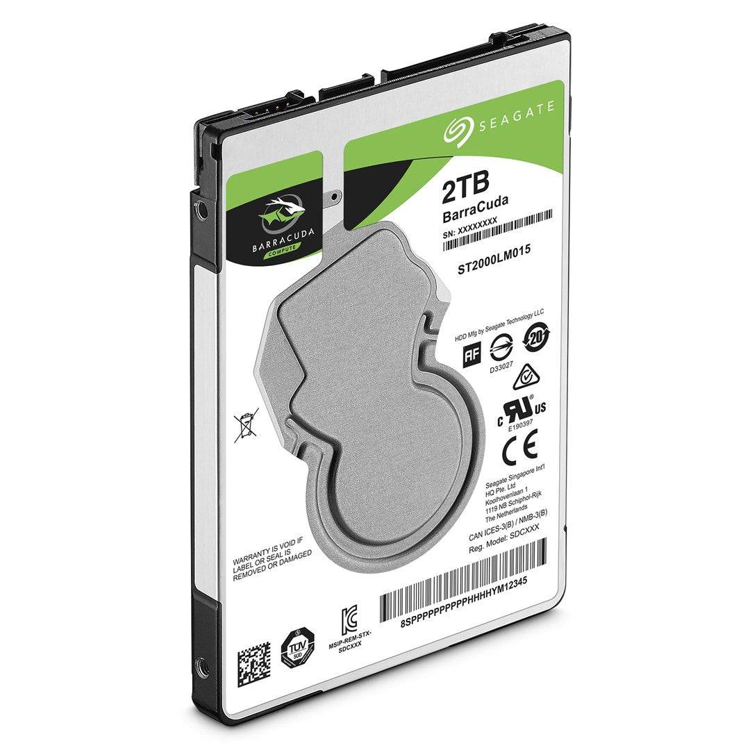 Seagate Guardian BarraCuda ST2000LM015 - Interne Harde Schijf - 2TB - 2.5" 6Gb/s-4