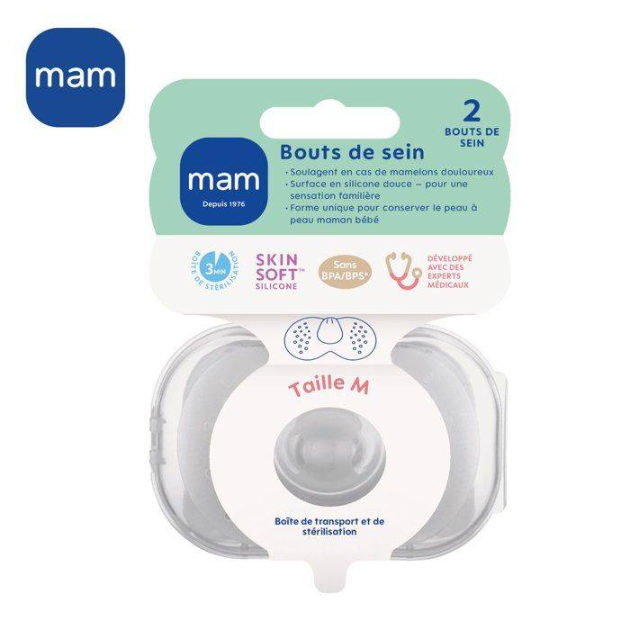 MAM Tepelhoedje M Siliconen Sterilisatiebox X2-4