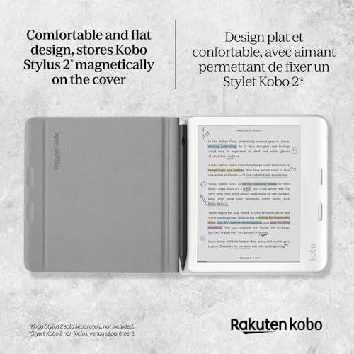 Kobo Libra SleepCover, Flip Case voor eBook Readers, Zwart - voor Kobo Libra Colour (N428-AC-BK-N-PU)-4