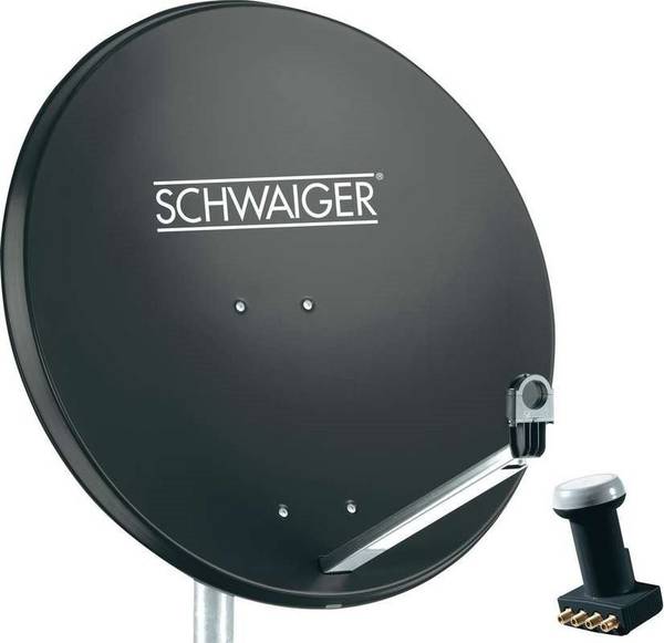 Schwaiger Satellietsysteem zonder Ontvanger - 4 Gebruikers (SPI991.1SET)