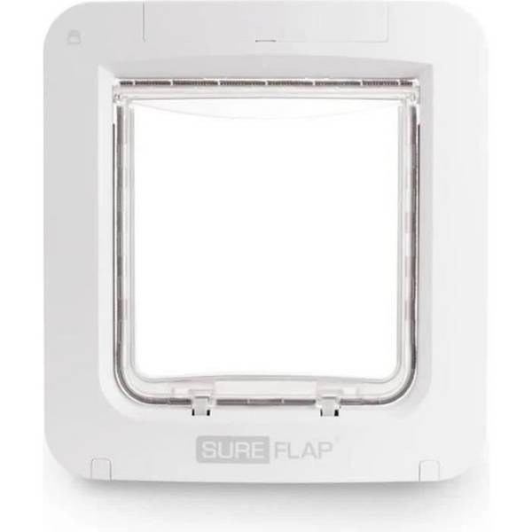 SUREFLAP Grote Slimme Microchip Kattenluik - Wit - 178 mm x 170 mm