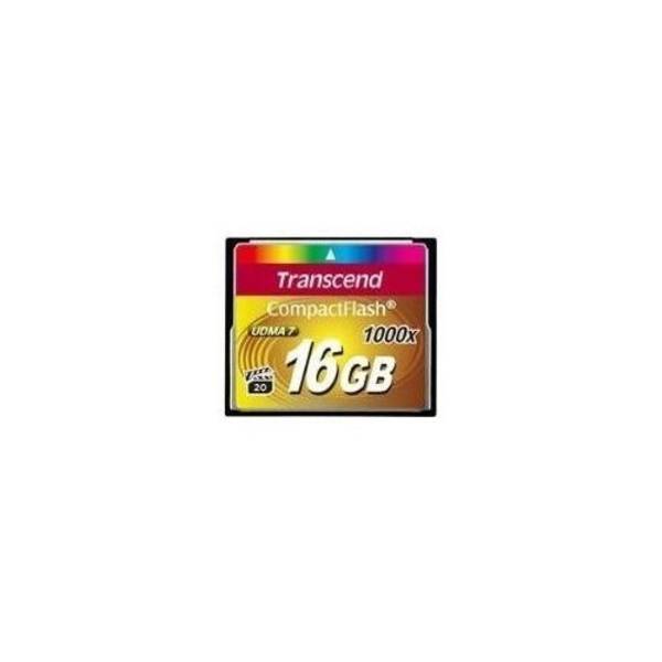Transcend Ultimate - 16GB Flash Geheugenkaart - 1000x - CompactFlash (TS16GCF1000)