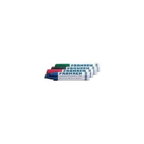 Franken JumboMarker Markers - 4 stuks - chisel - zwart, blauw, groen, rood Z1909-0