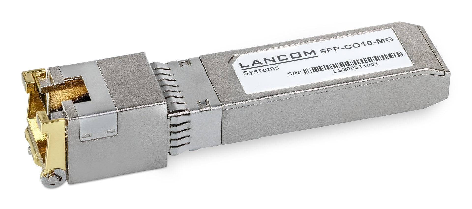 LANCOM SFP-CO10-MG - SFP+ Transceiver Module - 10 GigE, 5 GigE, 2,5 GigE - 10GBase-T - RJ-45-0