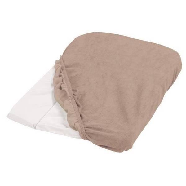 Set van 2 TINEO Verschoonmat Covers - Hazelnoot - Elastische Hoeken