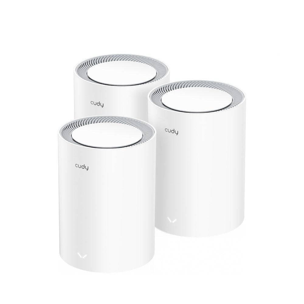 Cudy M3000 V2.0 Mesh Wi-Fi 6 Systeem, Dual-Band 2,4 GHz/5 GHz, Drie-Pack 6-System-0