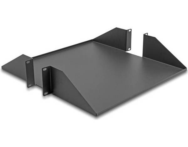 DeLOCK Rack Accessoire Plank 19-inch 2U Donkergrijs - 66748