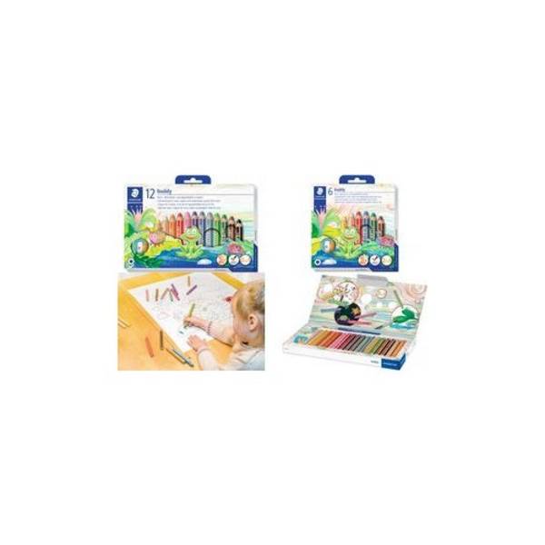 STAEDTLER Hexagonale Kleurpotlood Buddy 18-delige Set met Slijper (140 C18) 18-piece