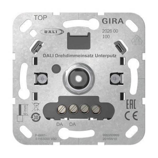 GIRA 202600 - DALI Rotatieve Dimmer - Inbouwmodule