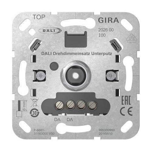 GIRA 202600 - DALI Rotatieve Dimmer - Inbouwmodule-0