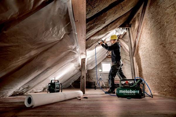 Metabowerke GmbH - Olievrije Draagbare Compressor - Power 250-10 W OF (601544000)