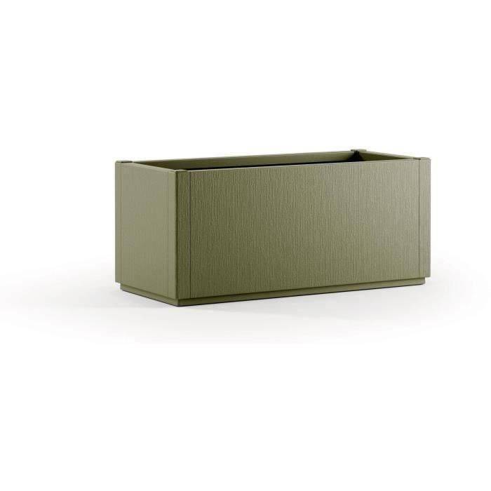 STEFANPLAST ETHICA Rechthoekige Bloembak/Planter - 80 cm - 100 x 43 x 35 cm - Groen 100x43x35-0