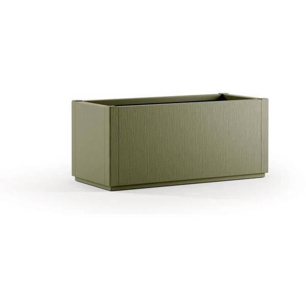 STEFANPLAST ETHICA Rechthoekige Bloembak/Planter - 80 cm - 100 x 43 x 35 cm - Groen 100x43x35