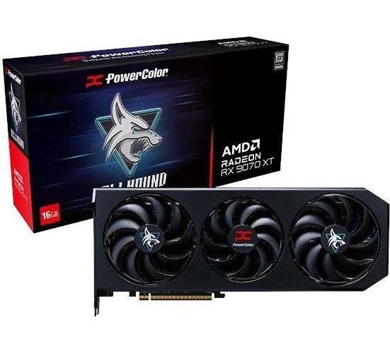 PowerColor Hellhound RX9070XT 16 g-L/OC Grafische Kaart (RX9070XT 16 g-L/OC) 16 g-L/OC-0