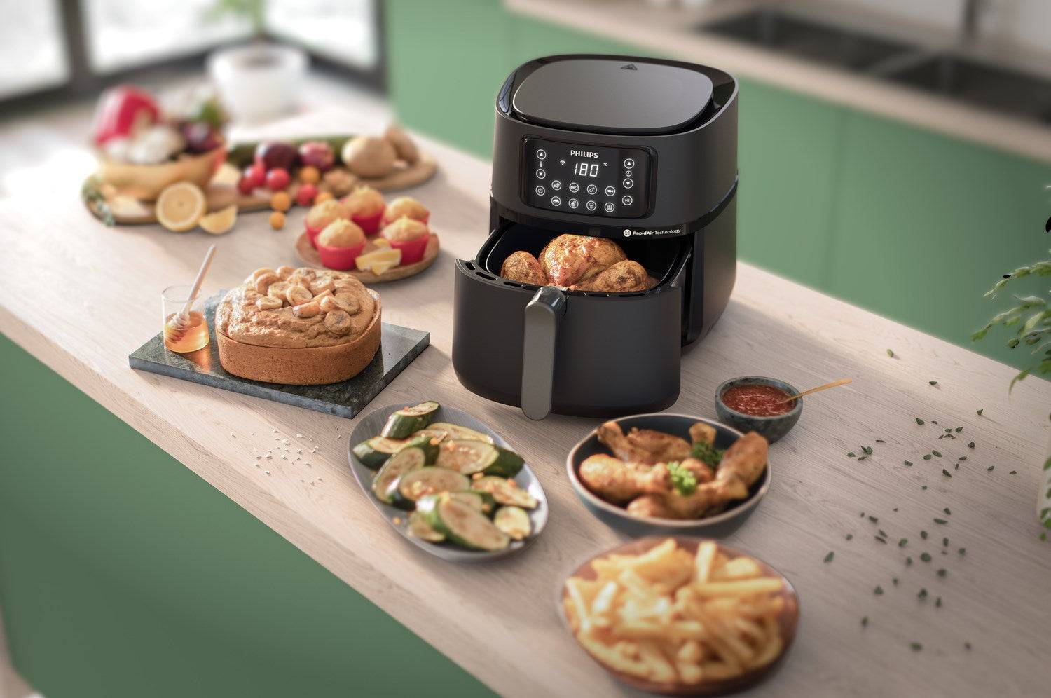 Philips HD9285/93 Airfryer - Verbonden - Zwart - 5000 Serie - 7,2 L-3