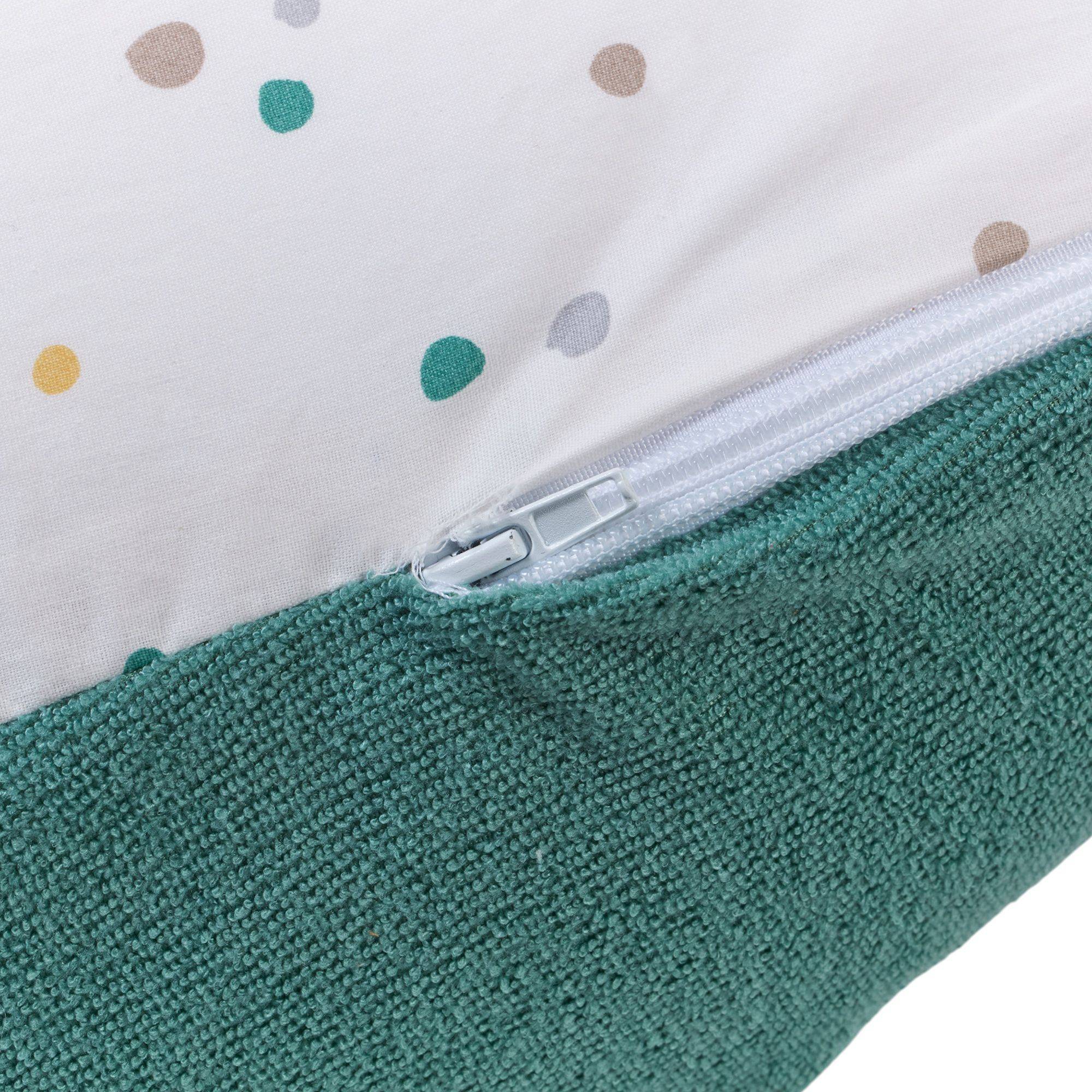 TINEO 3-in-1 Moederkussen - MULTIRELAX - Frottee - Groen/ Polka Dots-4