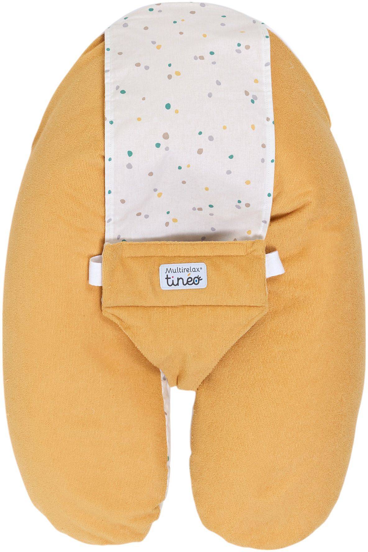 TINEO 3-in-1 Moederkussen - MULTIRELAX - Frottee - Geel/ Polka Dots-0