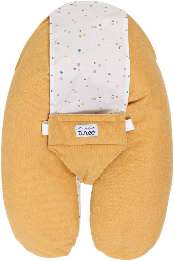 TINEO 3-in-1 Moederkussen - MULTIRELAX - Frottee - Geel/ Polka Dots