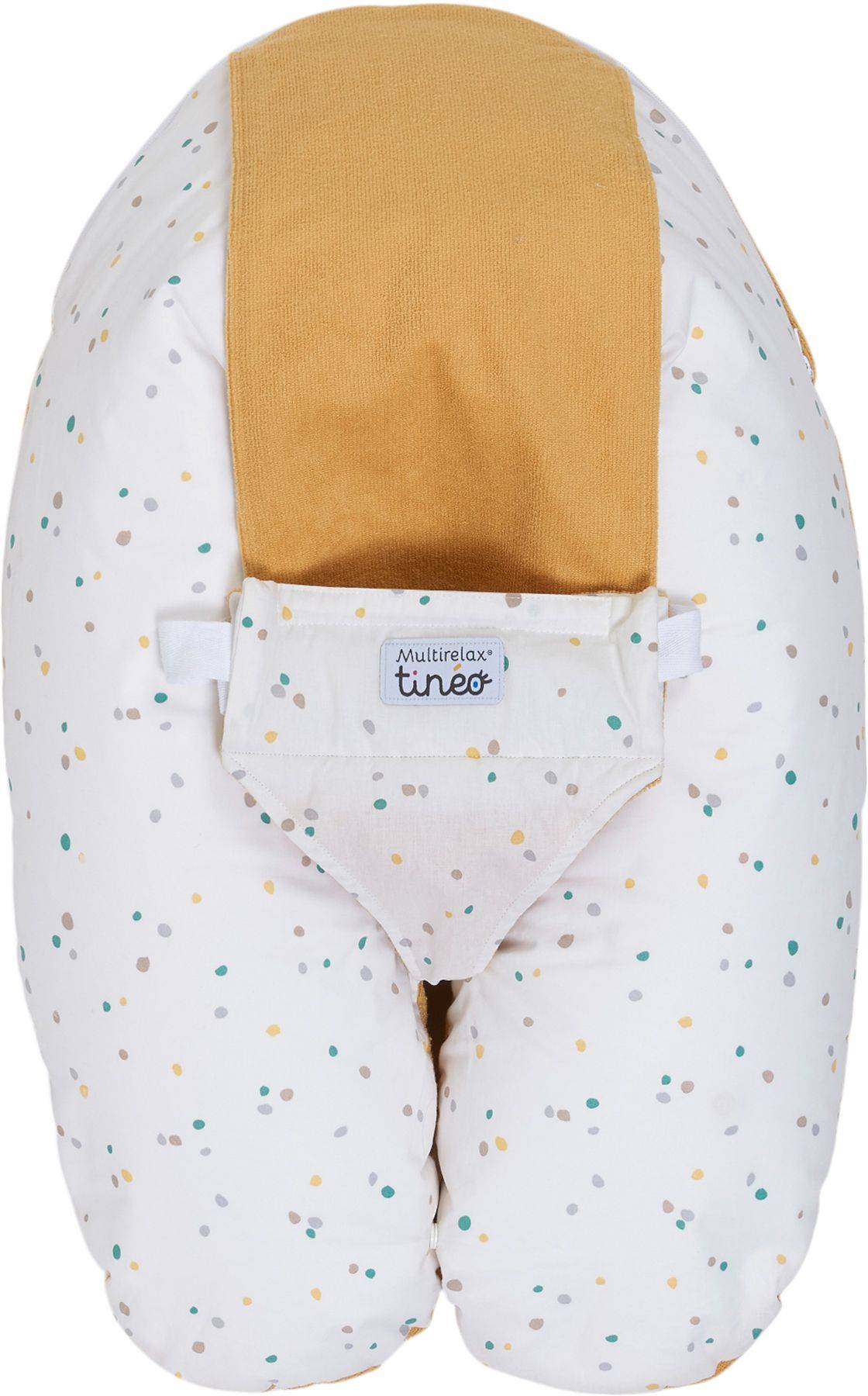 TINEO 3-in-1 Moederkussen - MULTIRELAX - Frottee - Geel/ Polka Dots-1