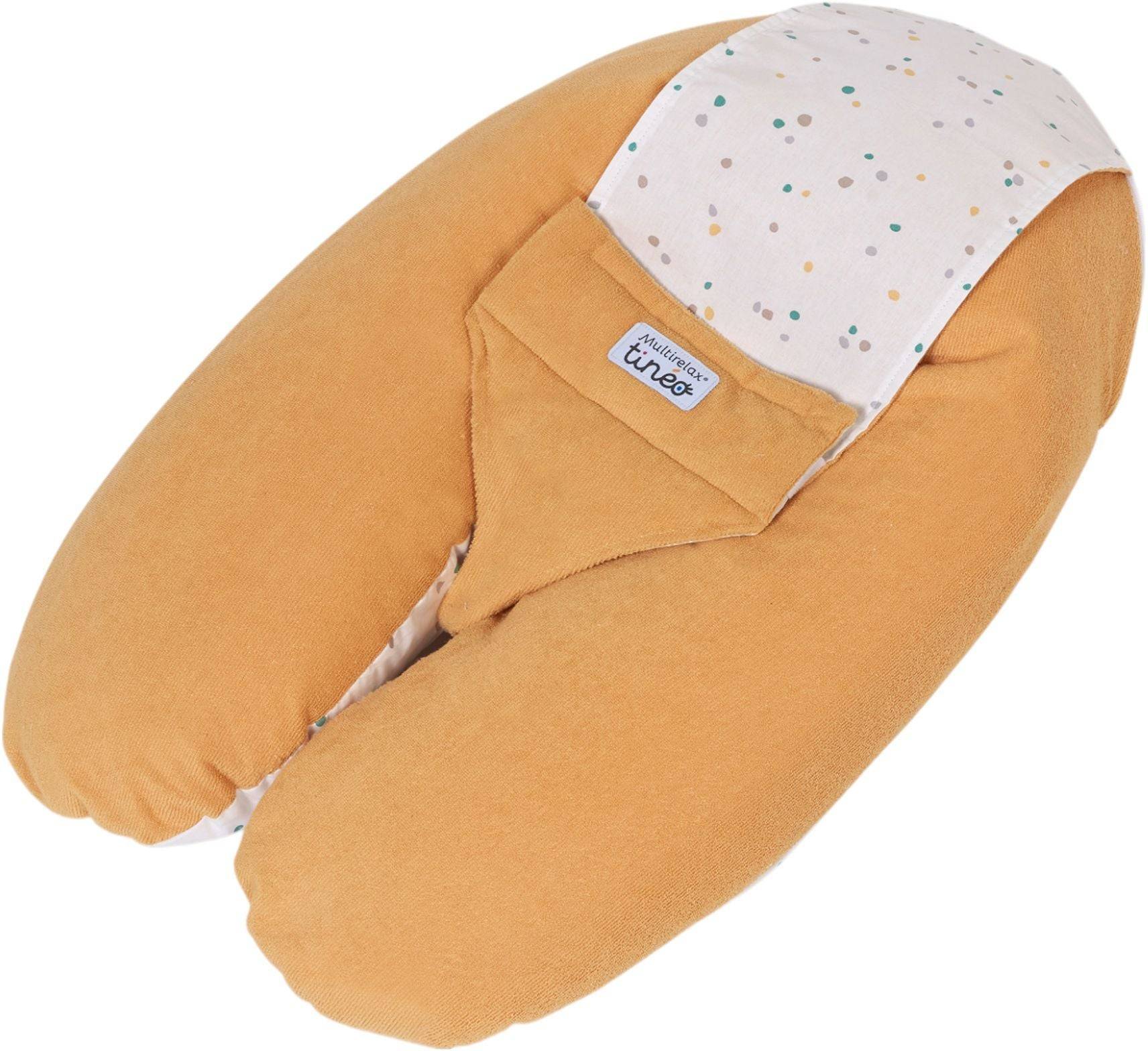 TINEO 3-in-1 Moederkussen - MULTIRELAX - Frottee - Geel/ Polka Dots-2