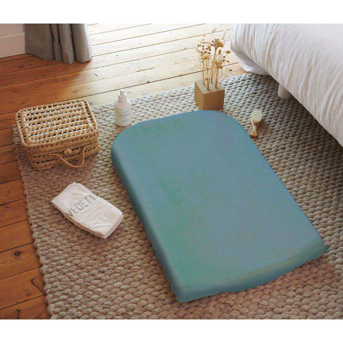 CANDIDE Aankleedmat Cover - Frottee - Eend Blauw - 50 x 75 cm-2
