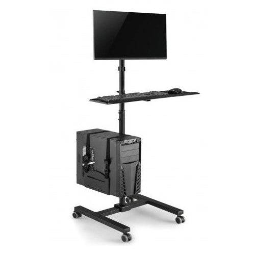 Maclean Mobiele Computerstation Stand op Wielen Max 17-32" Max 20 kg MC-793-0