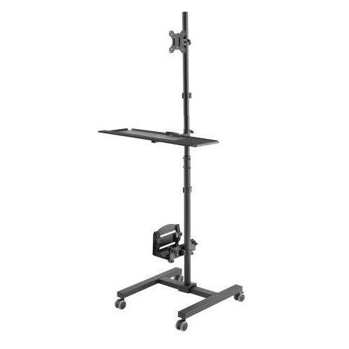 Maclean Mobiele Computerstation Stand op Wielen Max 17-32" Max 20 kg MC-793-1