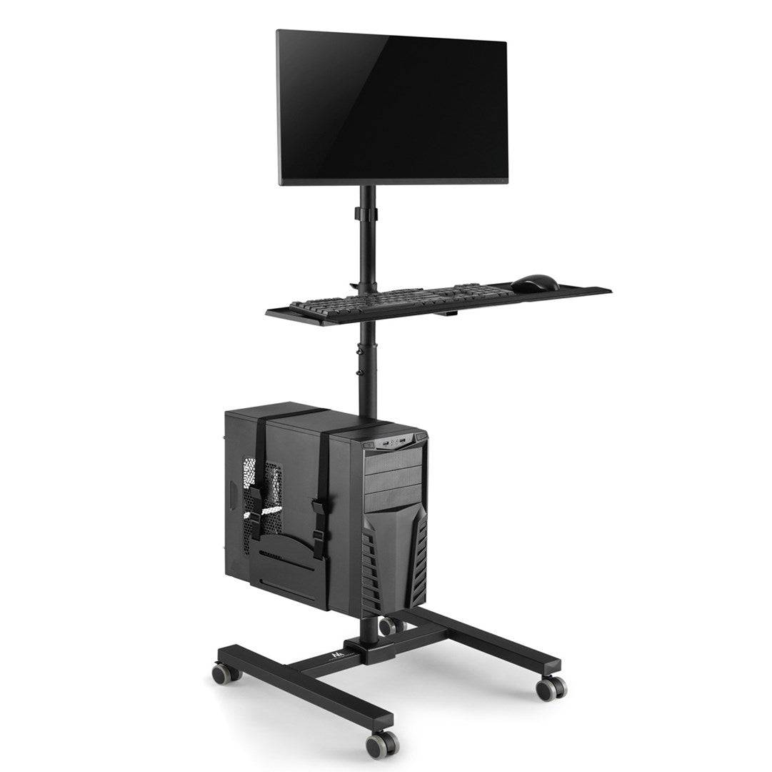 Maclean Mobiele Computerstation Stand op Wielen Max 17-32" Max 20 kg MC-793-3