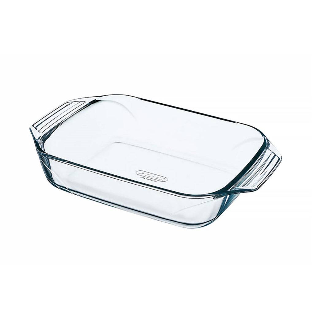 Pyrex Irresistible Rechthoekige Glazen Ovenschaal 2,2 L Transparant-0