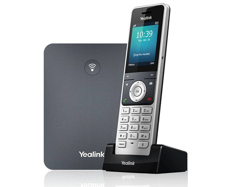 Yealink - W76P Draadloze VoIP Telefoon - Bel-ID - 1900 MHz - 10 Lijnen - Grijs, Alabaster (W76P)-0