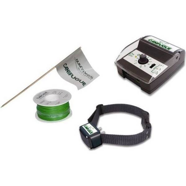 NUM'AXES Canifugue Hek en Anti-Fugue Halsband voor Honden - FUG1030 (Tuin tot 800 m Draad)