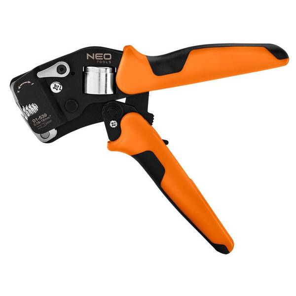 NEO tools Crimping Pliers 230 mm voor Eindmofterminals, Zelfaanpassend 0,08-16 mm², AWG 26-5, Model 01-539