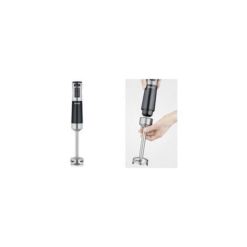 SEVERIN Hand Blender SM 3771,600 Watt, RVS/Zwart, Afneembare Roerstaaf-0