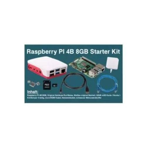 SIWA RASPBERRY PI4B - 8GB - VOLLEDIGE KIT Rood/Wit Behuizing (SI-RPI4B-FULL8GB)-0